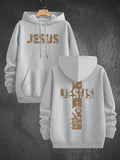 Simple And Trendy Printed Men'S Hooded Sweatshirt For Everyday Casual Wear