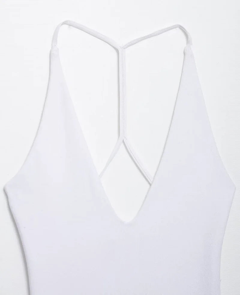 MUJER 2025 White Body Woman Slip Jumpsuits Sexy Bodys for Women Black Backless Lingerie Bodysuit Women Bustier Sleeveless Tops