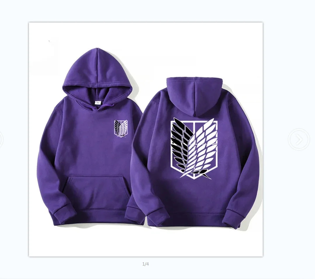 Unisex Print Hoodie – Fall & Winter