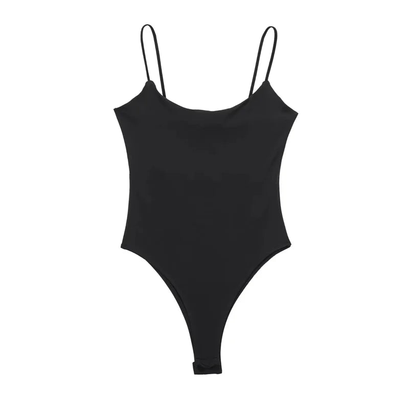 MUJER 2026Sexy Tight Bodys for Women White Black Backless Bodysuit Women One Pieces Jumpsuits for Women Sexy Lingerie Bodysuit