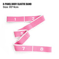 Multi-Section Elastic Yoga Resistance Bands Adult Child Dance Training Gym Home Pilates Exercise Pull Strap Belt Fitness Sport