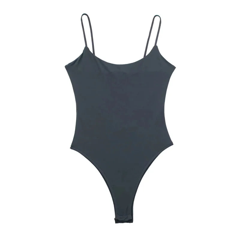 MUJER 2026Sexy Tight Bodys for Women White Black Backless Bodysuit Women One Pieces Jumpsuits for Women Sexy Lingerie Bodysuit