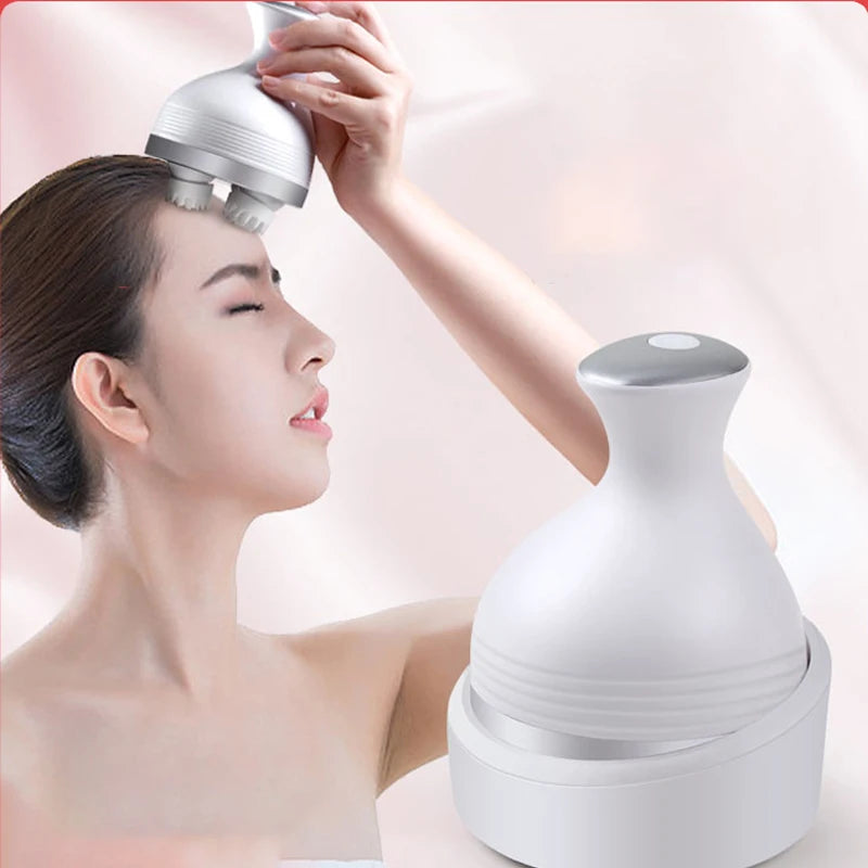 Electric Head Massager Head Body Relax Stress Relief Head Scratcher Scalp Hair Growth Scalp Stimulation Cat Massager Health Care