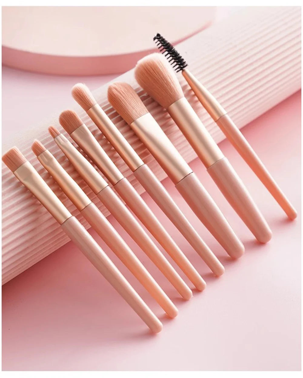 8PCS Soft Fluffy Makeup Brushes Set for cosmetics Foundation Blush Powder Eyes hadow Kabuki Blending Makeup brush beauty tool