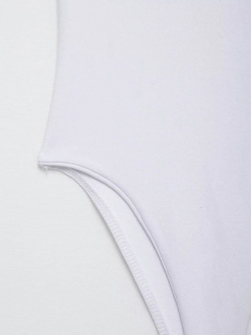MUJER 2025 White Body Woman Slip Jumpsuits Sexy Bodys for Women Black Backless Lingerie Bodysuit Women Bustier Sleeveless Tops