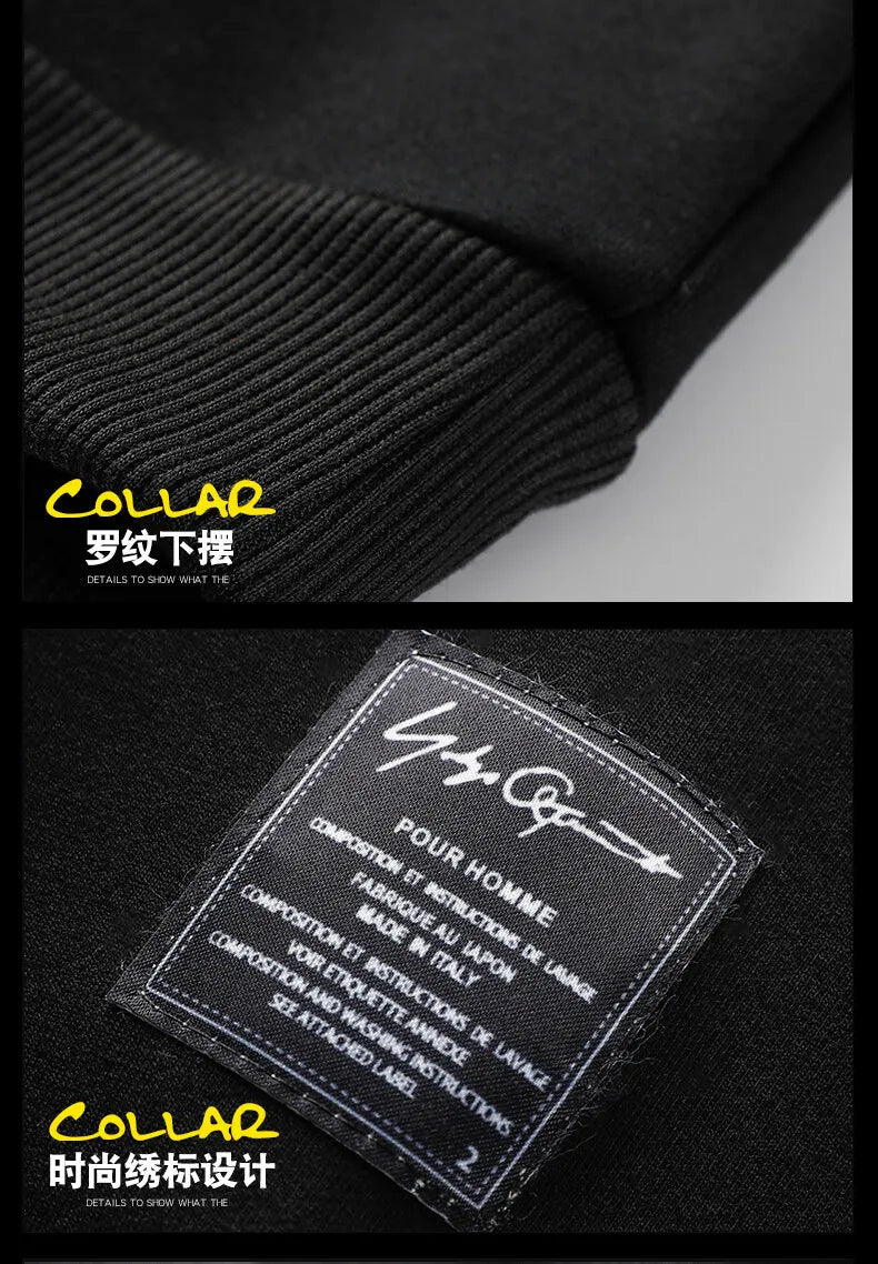 Sports Sweatshirt Men Spring and Autumn Round Collar Couple Loose Casual Hoodies Fashion Trend Sweatshirt Large Size M-5XL