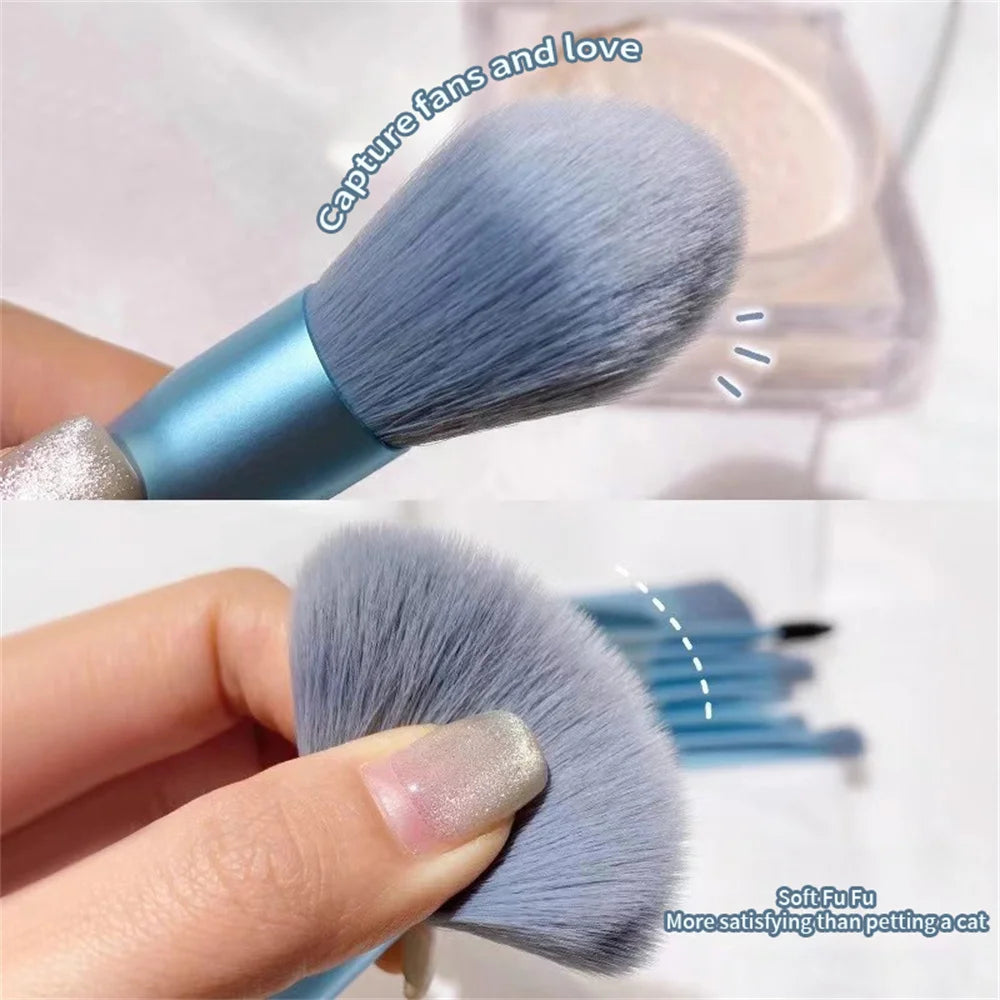 8PCS Soft Fluffy Makeup Brushes Set for cosmetics Foundation Blush Powder Eyes hadow Kabuki Blending Makeup brush beauty tool