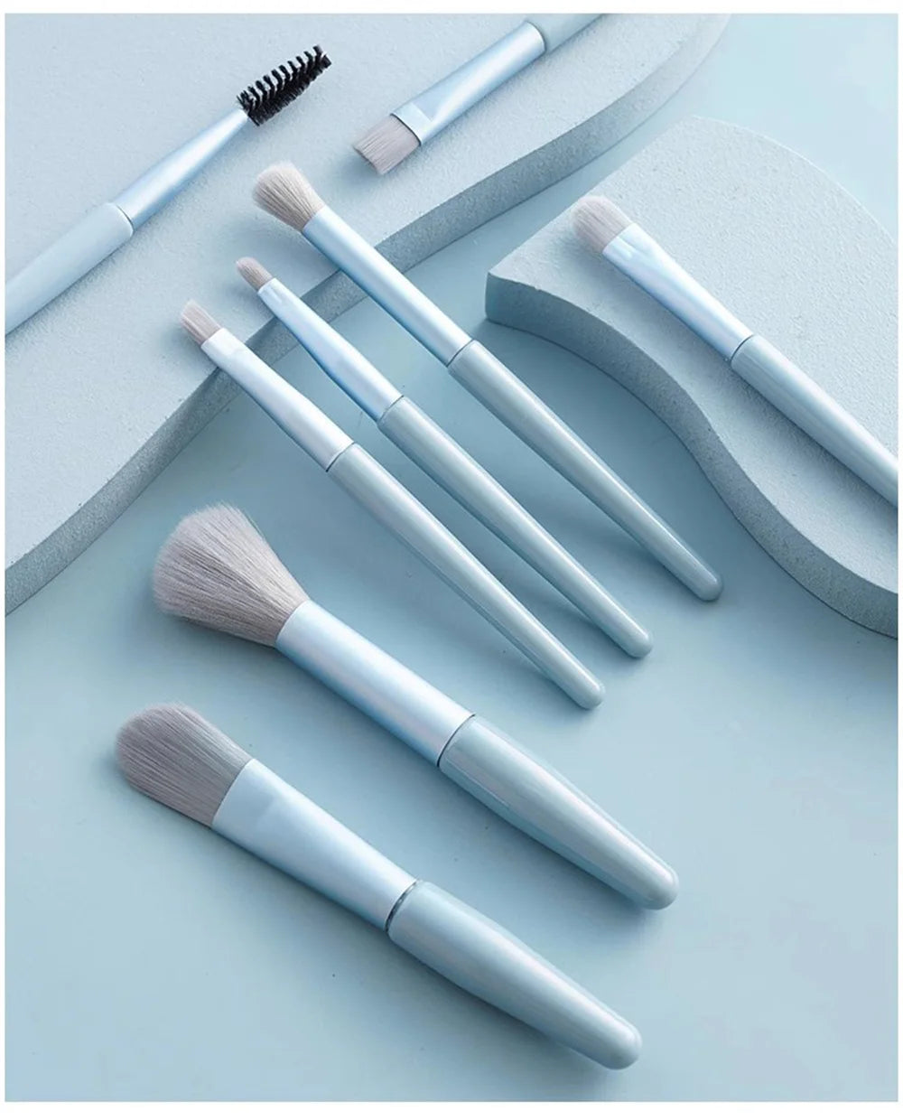 8PCS Soft Fluffy Makeup Brushes Set for cosmetics Foundation Blush Powder Eyes hadow Kabuki Blending Makeup brush beauty tool