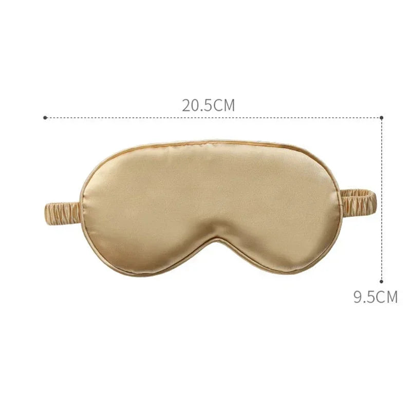 3Pcs Set Women Imitated Silk Sleep Eye Mask Eye Patches Face Mask Eyeshade Blindfold Travel Rest Eye Cover Night Eyeshade