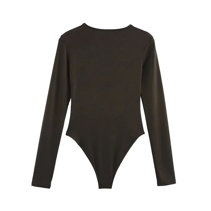 MUJER 2026 Bodysuit Women Sexy Bodys for Women Bustier Body Ladies Top Long Sleeve Bodysuits Woman Summer Tops Outfits Lingerie