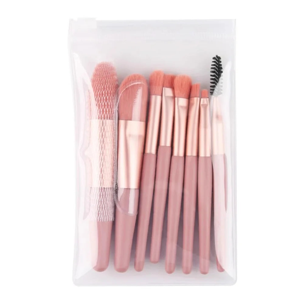 8PCS Soft Fluffy Makeup Brushes Set for cosmetics Foundation Blush Powder Eyes hadow Kabuki Blending Makeup brush beauty tool
