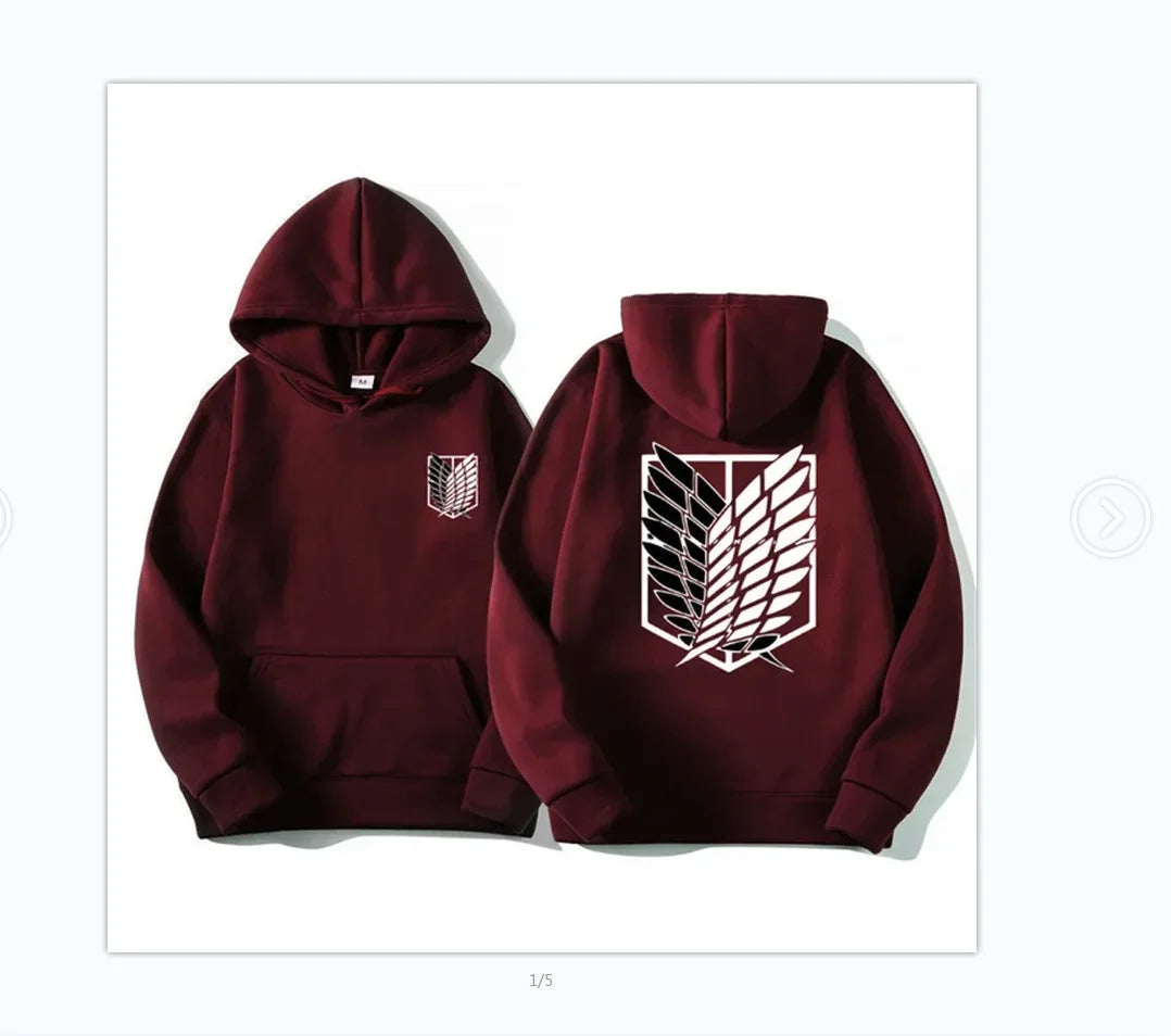 Unisex Print Hoodie – Fall & Winter