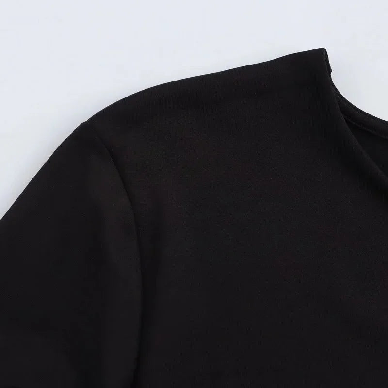 MUJER Black Bustier Bodys for Women Sexy Extreme Bodysuit Women Long Sleeve Bodysuits Woman One Pieces Summer Tops Woman 2025