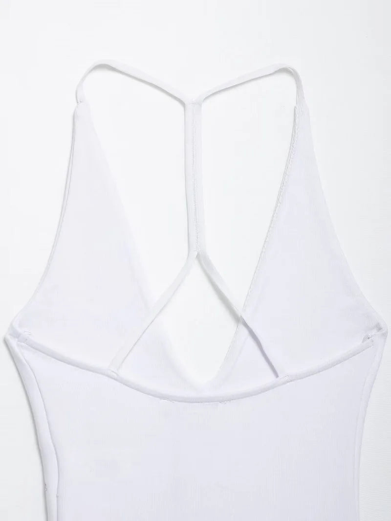 MUJER 2025 White Body Woman Slip Jumpsuits Sexy Bodys for Women Black Backless Lingerie Bodysuit Women Bustier Sleeveless Tops