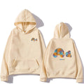Colorful Bear Print Hoodie