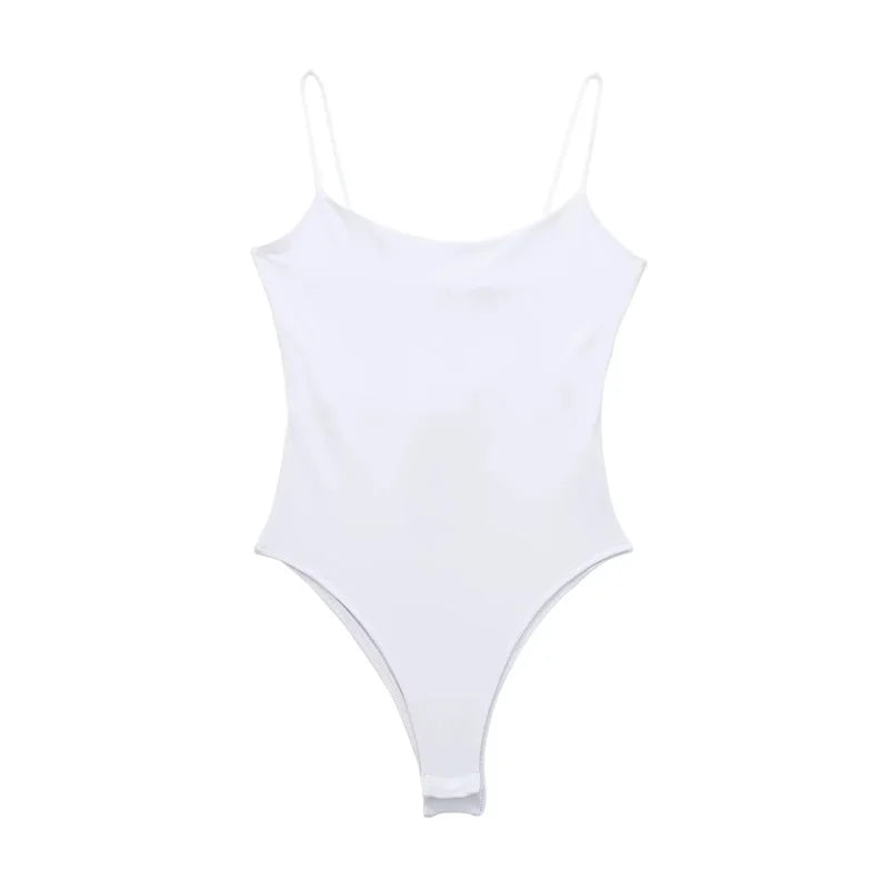 MUJER 2026Sexy Tight Bodys for Women White Black Backless Bodysuit Women One Pieces Jumpsuits for Women Sexy Lingerie Bodysuit